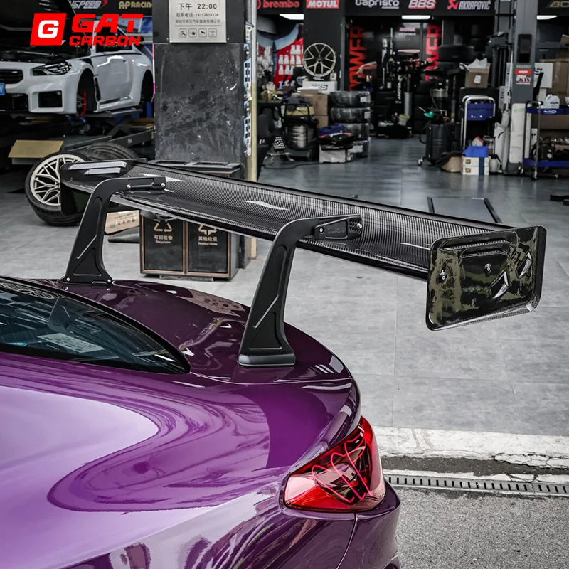 For BMW M2 M3 M4 G87 G80 G82 V1 Style Rear Spoiler Dry Carbon Fiber Fixed Wing Spoiler Car Modification Spoiler 6