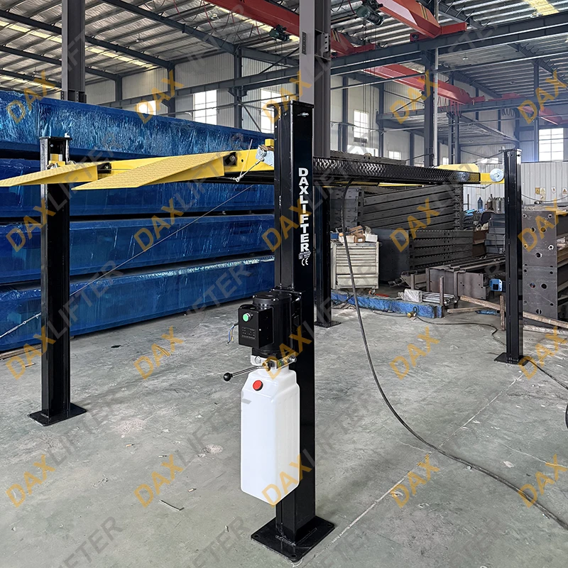Heavy Duty 5000kg Hydraulic Lifting 4 post Car Parking lift for Garage 4