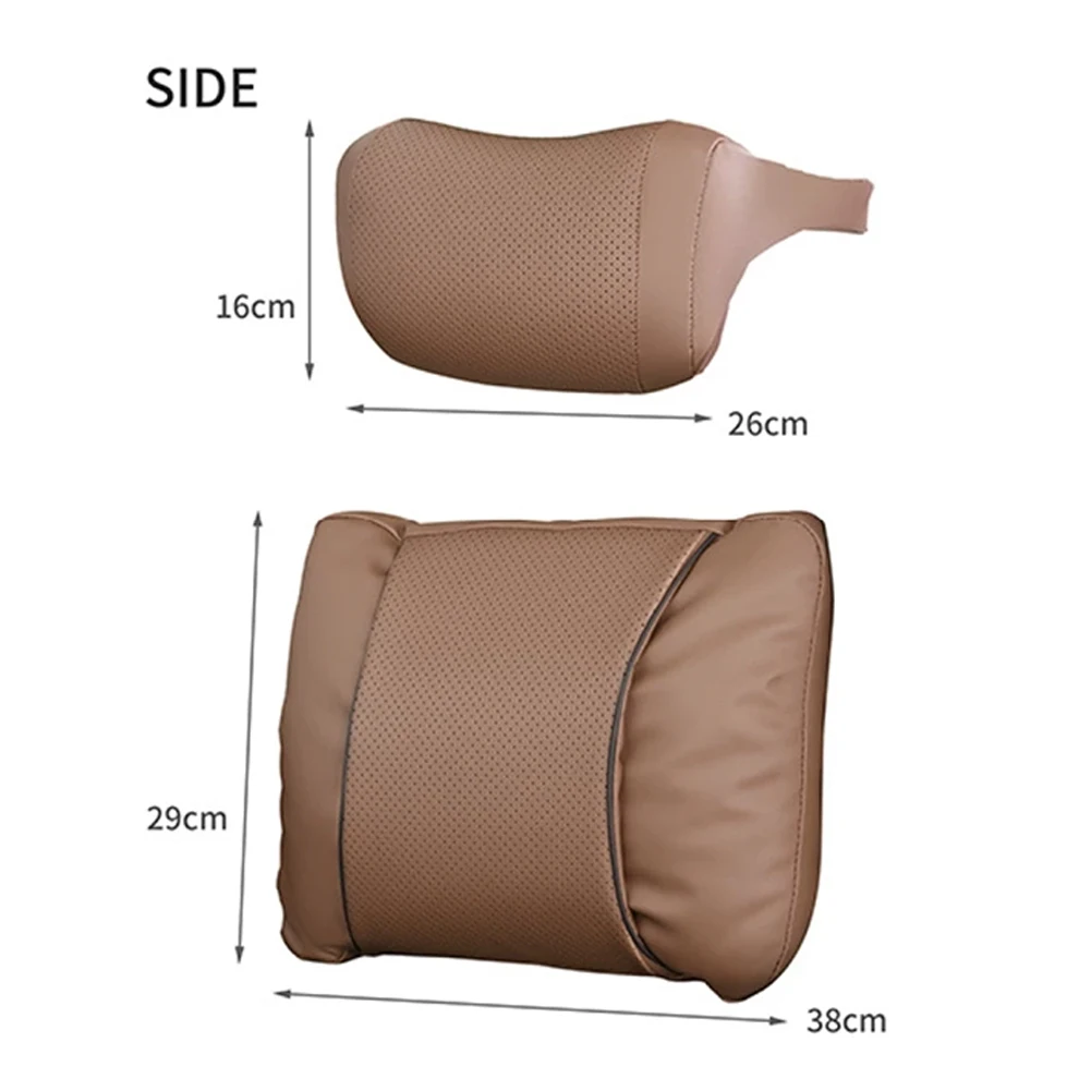 Universal Car Seat Headrest Neck Pillow, 3D Ergonomic Travel Neck Rest, Soft Fluffy Comfortable Neck Support, Neck Protection 5