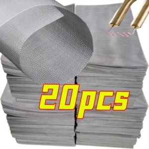 Car Bumper Stainless Steel Repair Mesh Plastic Crack Repair Mesh Welding Wire Mesh Net For Bumper Body Hood Vents 15x20cm 1