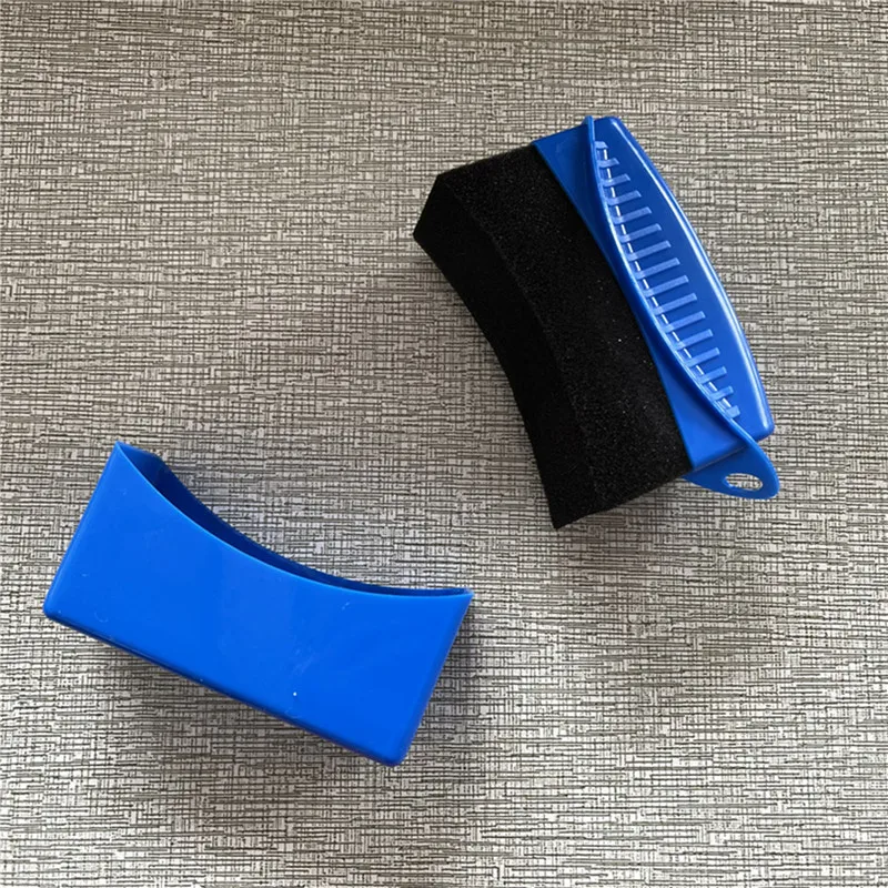 Car Wheel Polishing Waxing Sponge Brush ABS Plastics Washing Cleaning Tire Contour Dressing Applicator Pads Detail Accessories 2