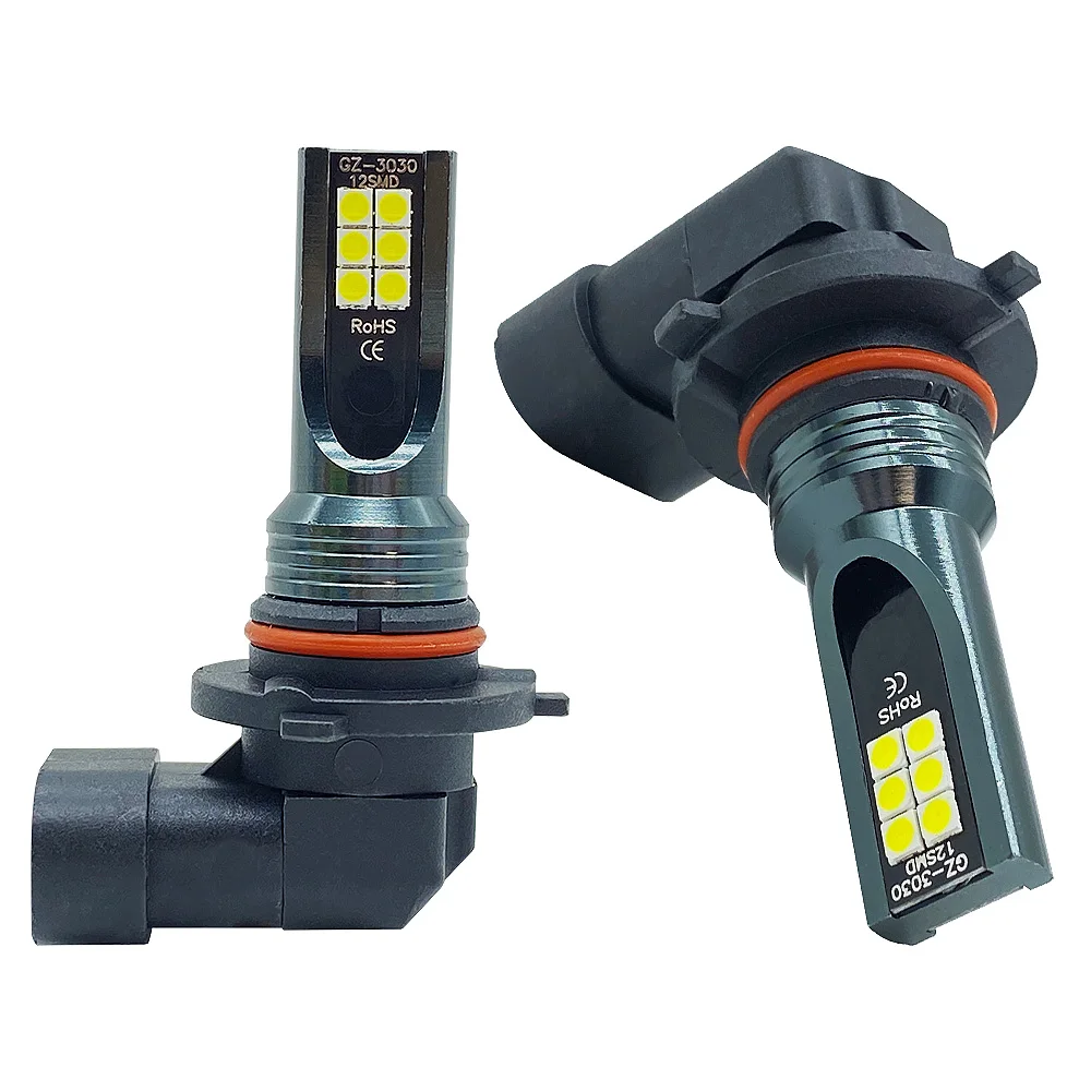 2Pcs 9005 9006 LED Headlight H11 H8 H9 H10 H1 H3 Car Fog Light Bulbs DRL H4 H7 Auto Driving Running Lamps 6000K 8000LM 80W 12V 3