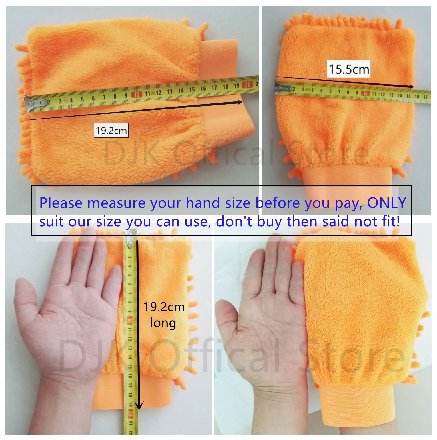 1/3/5pcs Microfiber Car Wash Gloves Auto Single-Side Ultra Absorbent Wash Car Sponge Scratch Free Microfiber Car Cleaning Tool 2