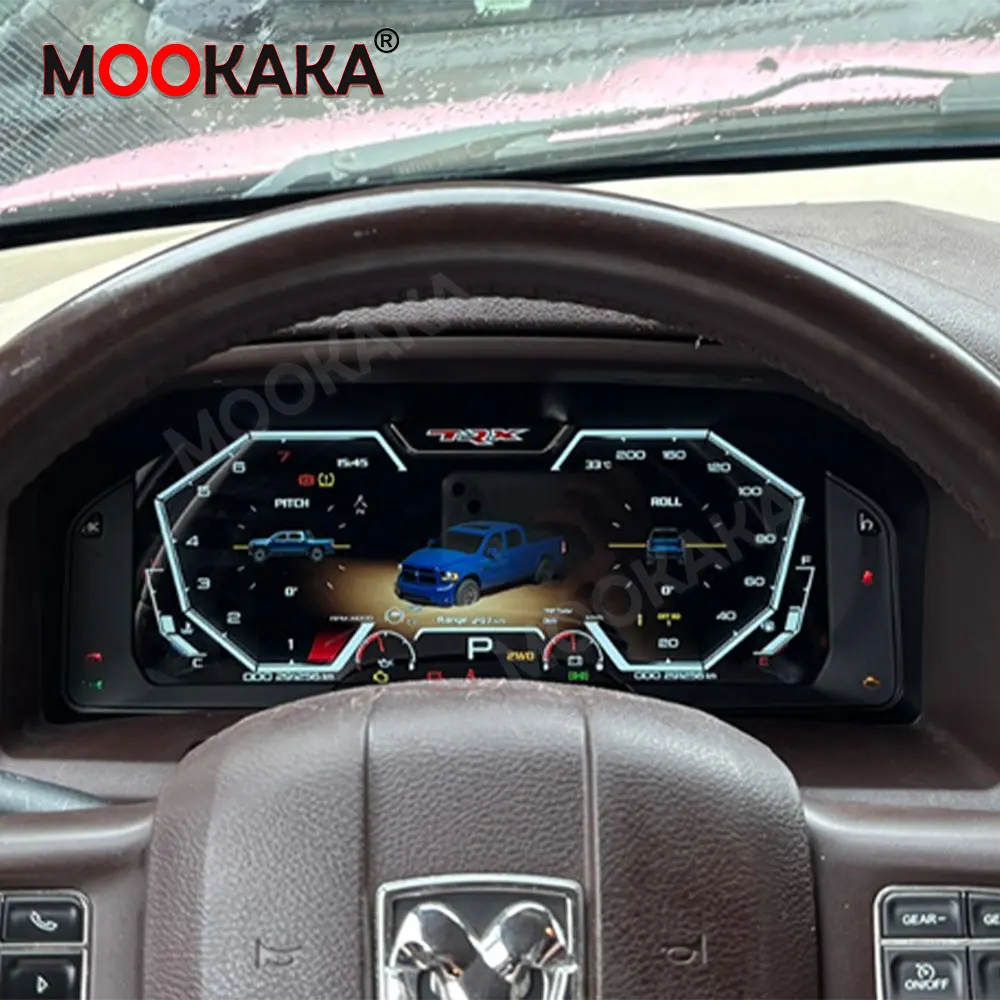 Car Digital Cluster For Dodge RAM 2012-2018 Trucks LCD Instrument Panel Dashboard Speedometer Virtual Cockpit Meter Head Unit 1
