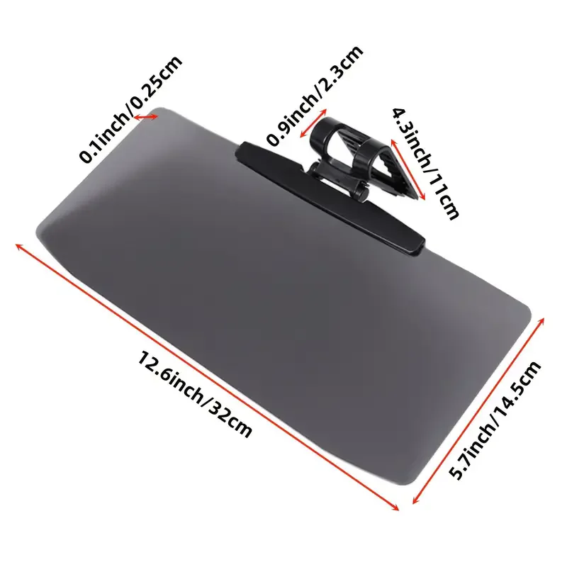 A Car Mounted Anti Glare Mirror, Anti UV Strong Light Vehicle Sunshade 6