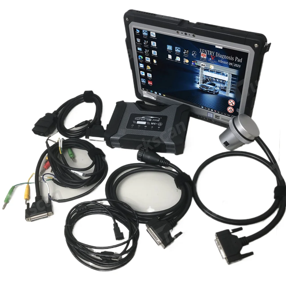 Super MB Pro M6 Plus M6+ for Benz Car Truck Diagnosis Tool Full DOIP and CF33 Tablet 1