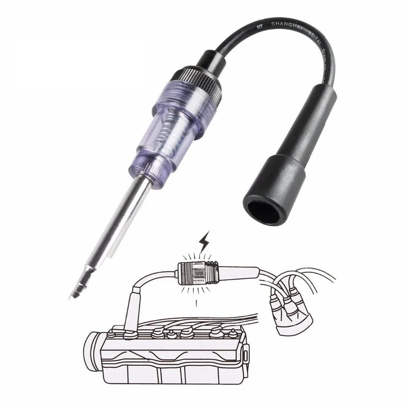 1pcs Car Spark Plug Ignition Tester Ignition System Inspection Tester Simple Type Tester 5