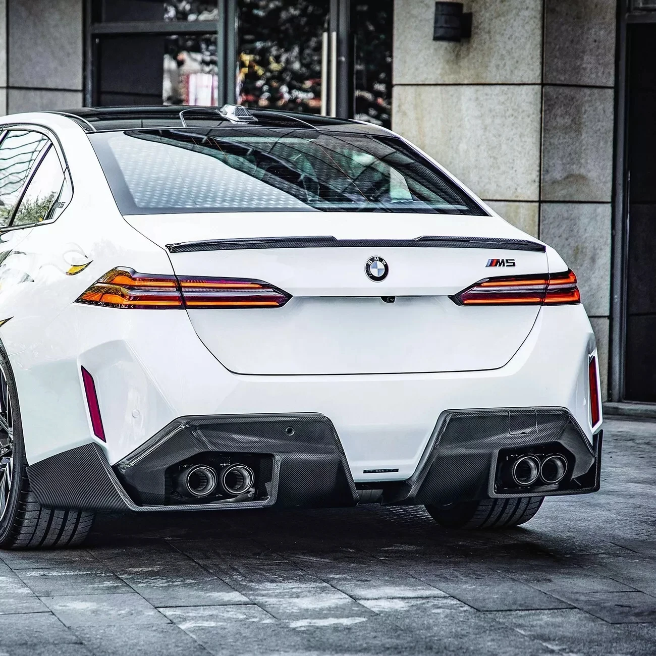 G90 MP Dry Carbon Fiber Body Kit For BMW M5 G90 2024+ Prepreg Carbon Fiber Wind Spoiler Kit For BMW M5 G90 Aerokit Accessories 3