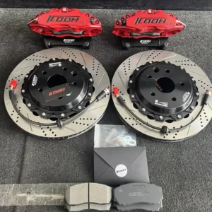 High-quality 4-piston Calipers D42 Paired With 345*28MM 2-Piece Rotors for the 2008 Subaru Liberty 2.5i Sedan 1