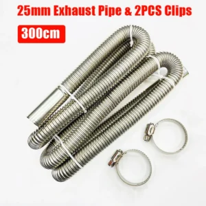 300CM Air Diesel Parking Heater Stainless Steel Exhaust Pipe Tube Gas Vent Hose for Eberspacher Webasto Car Heater Parts 1