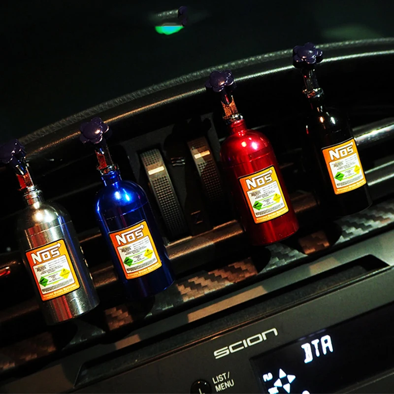 Hot Sale Car Air Freshener NOS Nitrogen Bottle Air Vent Aromatherapy Auto Aroma Outle Perfume Flavoring Fragrances Accessories 3