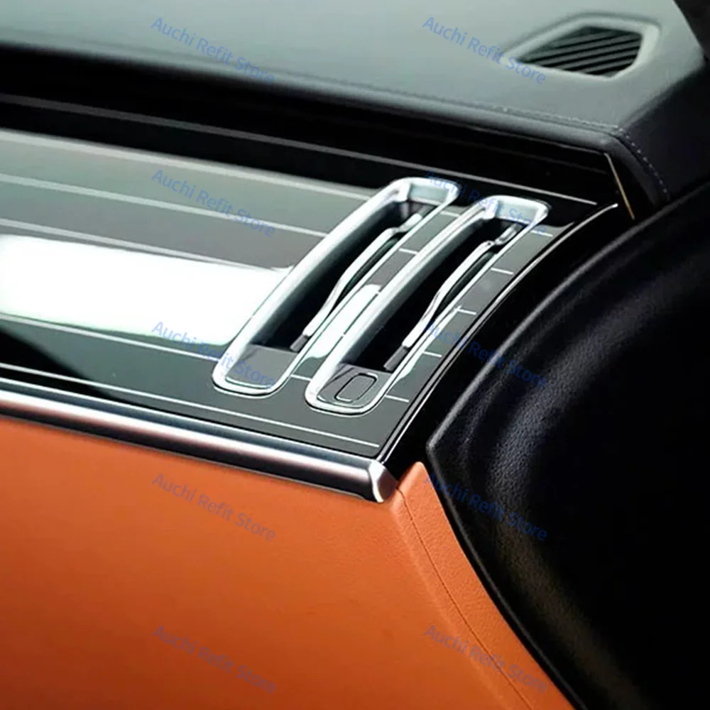 Car Piano Paint Style Interior Panel For Mercedes Benz W223 S450 S480 S500 S Class Maybach Car Door Dashboard Decorative Strip 4
