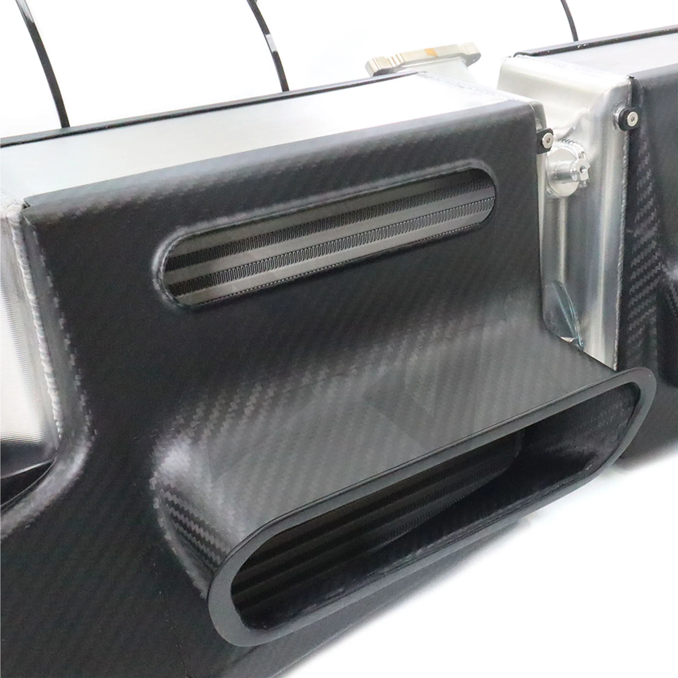 Performance Upgrade Intercooler + Carbon Fiber Air Scoop + Turbo Pipe Kit for Porsche 911 992 3.0T Improved Cooling Horsepower 4