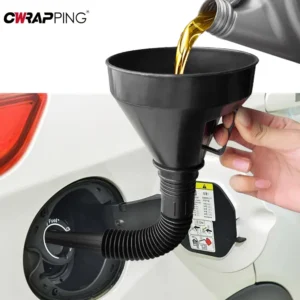 Engine Refueling Funnel with Filter for Car Motorcycle Truck Oil Gasoline Filling Strainer Extension Pipe Hose Funnels Tool 1