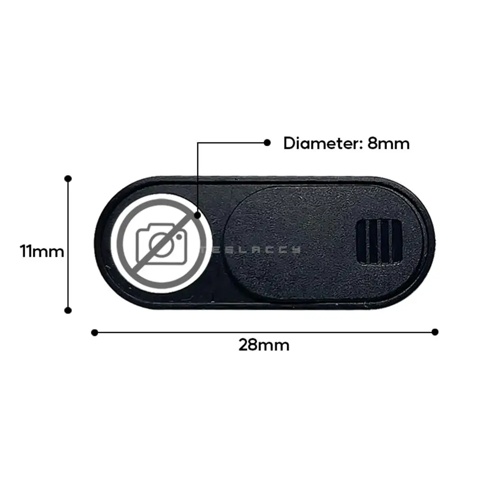 TESY Car Camera Cover For Tesla Model Y 3 Cybertruck All Webcam Slide Blocker Privacy Protector Compatible with PC Laptop 5
