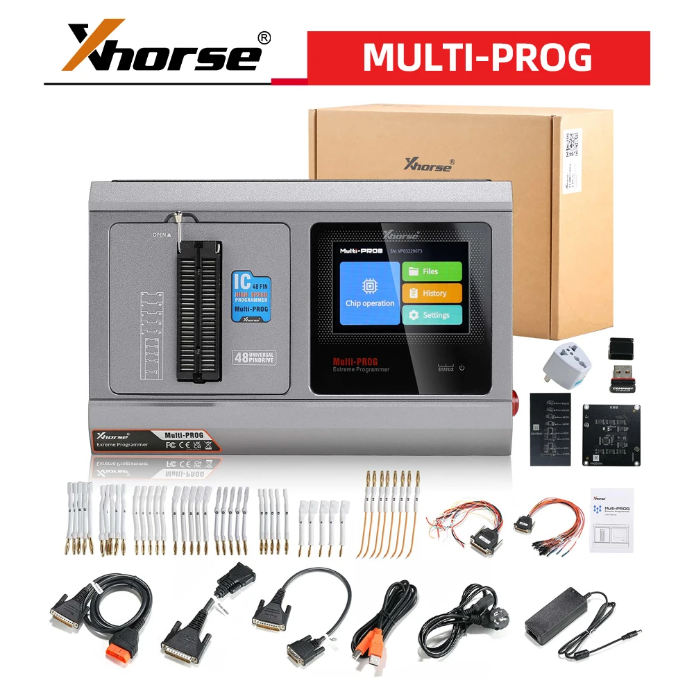 Xhorse Multi-Prog Programmer ECU Programmer Update of Xhorse VVDI Prog with Free MQB48 License Expert Mode Batch Write Chips 1