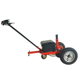 5 Wheels Trailer Dolly Electric Trailer Mover 2T Jack Lever 2" Electric Trailer with Auxiliary Wheel 1