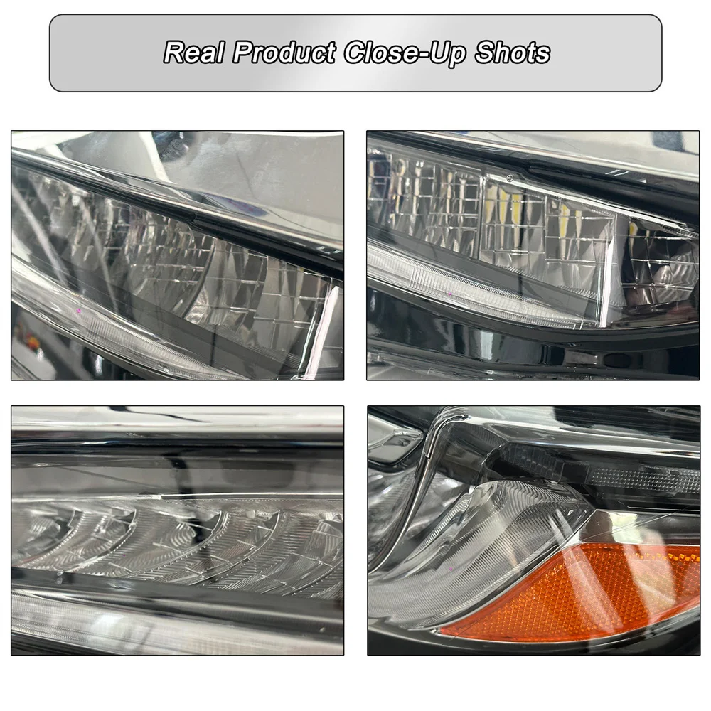 SINDAR Auto LED Headlight Assembly for Honda Insight 2019-2023, OEM Style 33100TXMA01 Car Light Accessories Part for Insight 3rd 4