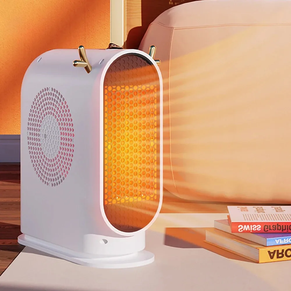 Desktop Electric Heater 500W Portable Home Electric Heater Intelligent Thermostat Fan Winter Electric Heater Heating Tools 1