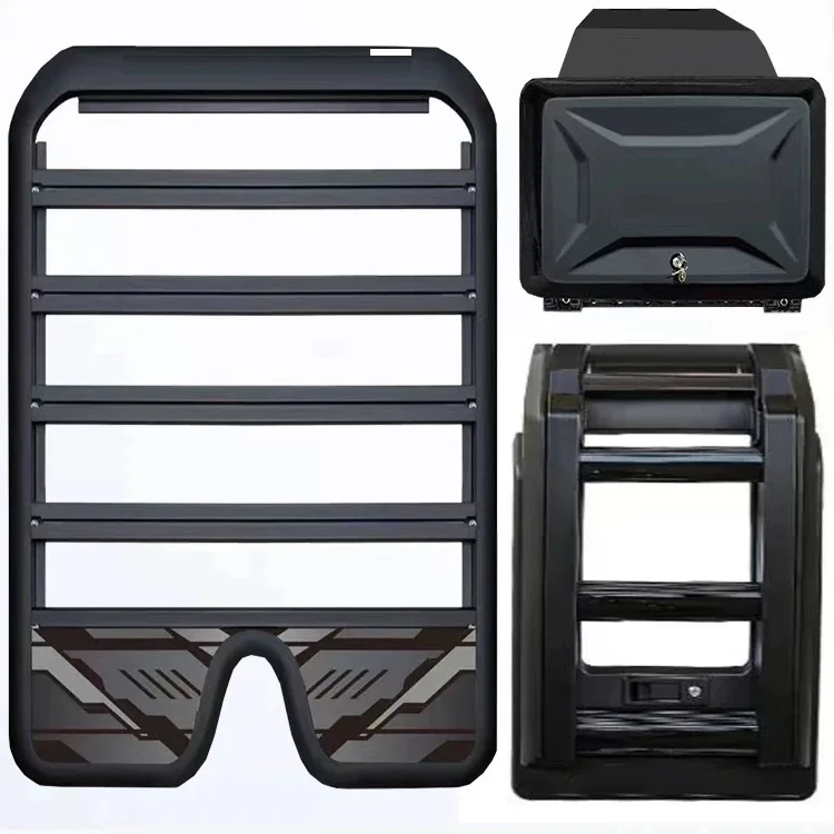 For Baic Bj40Car Roof Racks Side Ladder Car Side Storage Box Off-Road/Suv Upgrades Aluminum Alloy Roof Rack for Bj40 Accessories 1