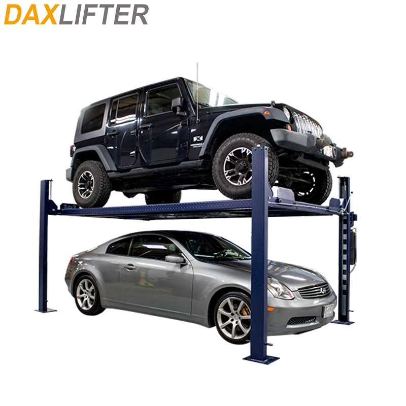 Heavy Duty 5000kg Hydraulic Lifting 4 post Car Parking lift for Garage 6