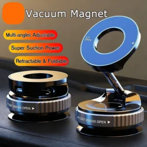 Magnetic Vacuum Phone Bracket 360° Adjustable Holder Strong Suction Cup Navigation Design Stand Holder For Car Universal 2026 1