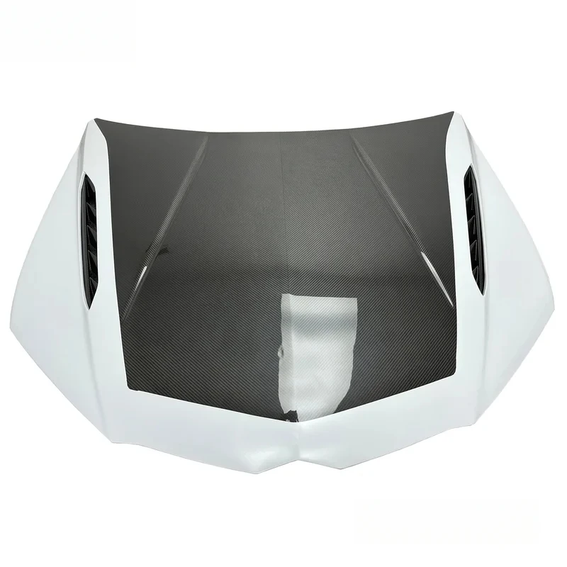 High Quality Partial Dry Carbon Fiber Engine Bonnet Cover Fit Luxury Full Size SUV 2018-2019 Auto Exterior Performance Modificat 4