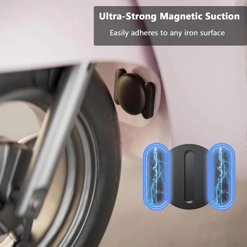 1/ 4Pack GPS Tracker Strong Magnetic Car Vehicle Tracking Anti-loss Positioning Device Car Locator work with Apple Find My APP 4
