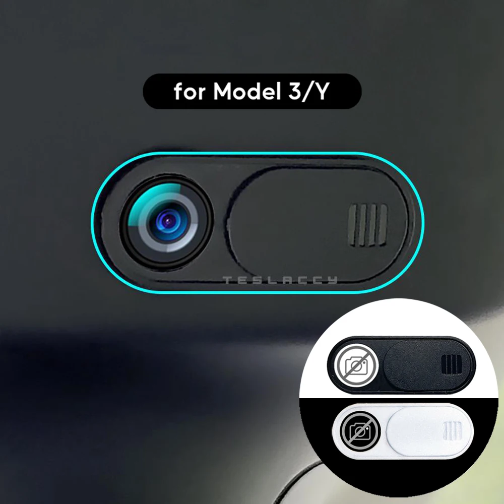 TESY Car Camera Cover For Tesla Model Y 3 Cybertruck All Webcam Slide Blocker Privacy Protector Compatible with PC Laptop 6