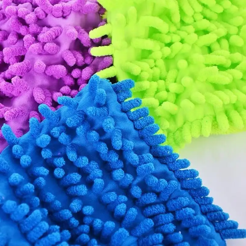 1/3/5pcs Microfiber Car Wash Gloves Auto Single-Side Ultra Absorbent Wash Car Sponge Scratch Free Microfiber Car Cleaning Tool 5