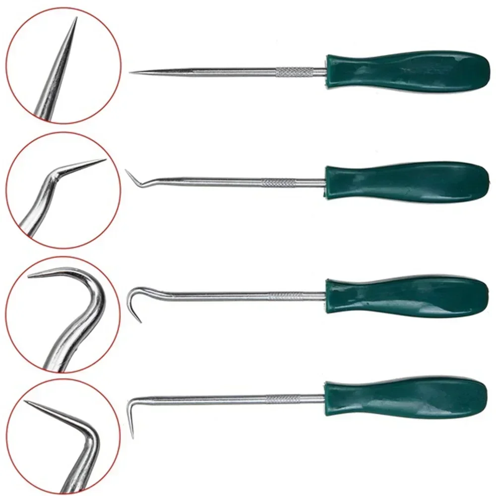 4Pcs Oil Seal Screwdrivers Set Car Auto Vehicle Pick Hooks For Garages General-Plumbers Mechanics Workshop Car Tools 135mm Amagi 3