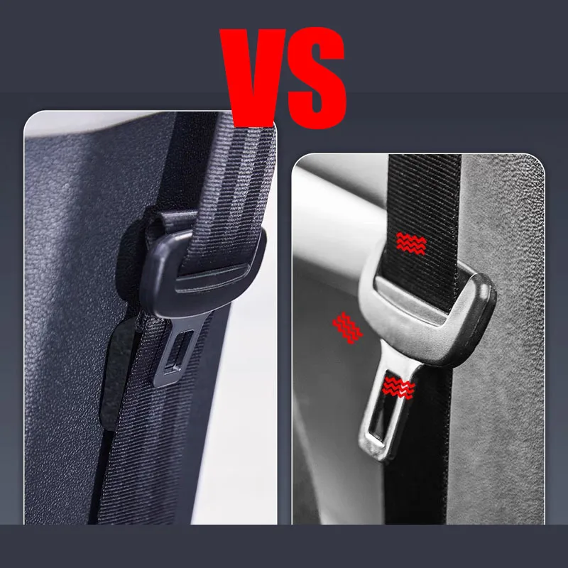 2Pcs Magnetic Car Seat Belt Holder Fixing Clip Pu Leather Seatbelt Limiter Stopper For Safety Belt Clip Prevent Falling 3