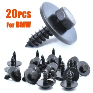 20pcs Car Hex Head Screw For BMW 07147129160 Fender Liner Air Duct Splash Shield Clip Bolt Screw High Quality Car Accessories 1