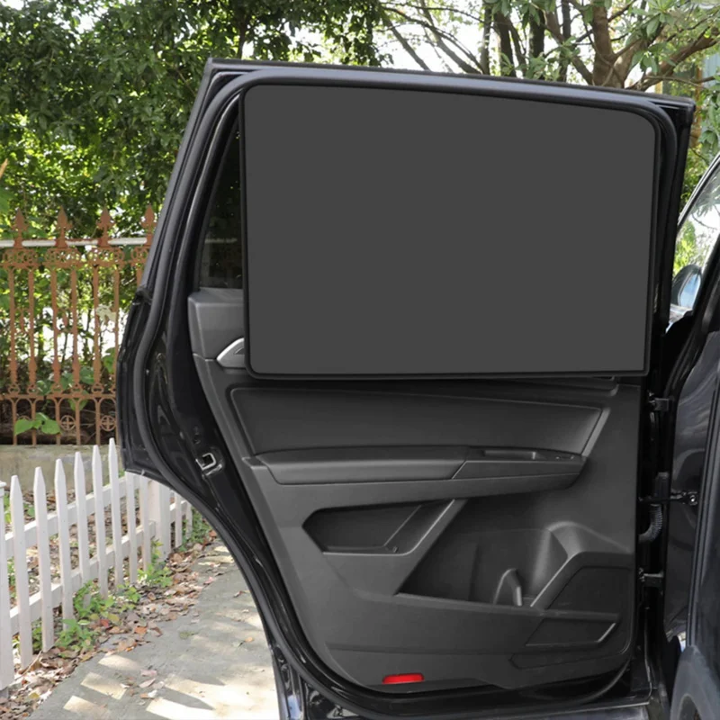 Magnetic Car Sunshade UV Protection Curtains Sun Shield Cover Double Sides Auto Window Sun shade Protector Cover Diy Accessories 1