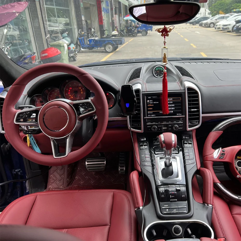For Porsche Panamera steering wheel modification carbon fiber 911 Cayenne steering wheel old model liter new model 3