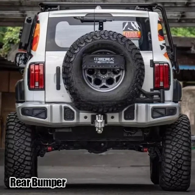 Front Bumper Steel Bull Bar For GWM Tank 300, 4x4 Off-Road Retrofit Parts For Tank 300 SUV 2020-2024, Auto Exterior Modification 6