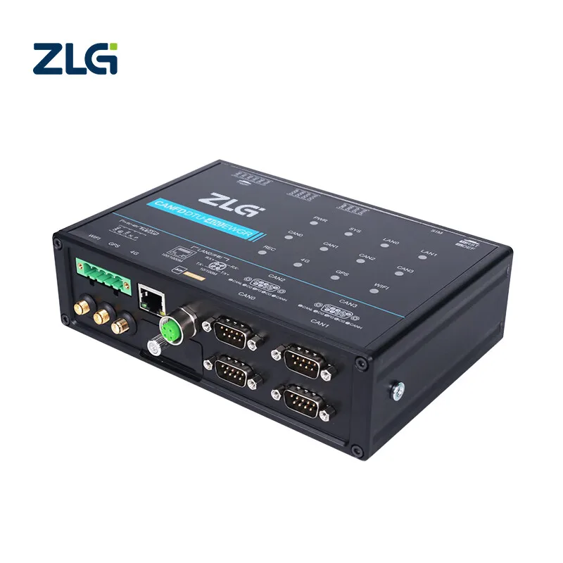 ZLG CANFDDTU-400EWGR 4-Channel CAN FD Data Logger with 4G WiFi GPS BeiDou Automotive Black Box 2