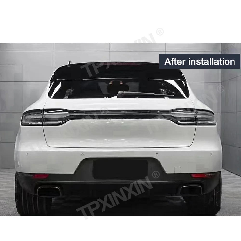 Car Tail Light Assembly For Porsche Macan 2014 - 2017 Car Rear Lamp LED Through Taillight Car Modification Taillights Brake Lamp 3