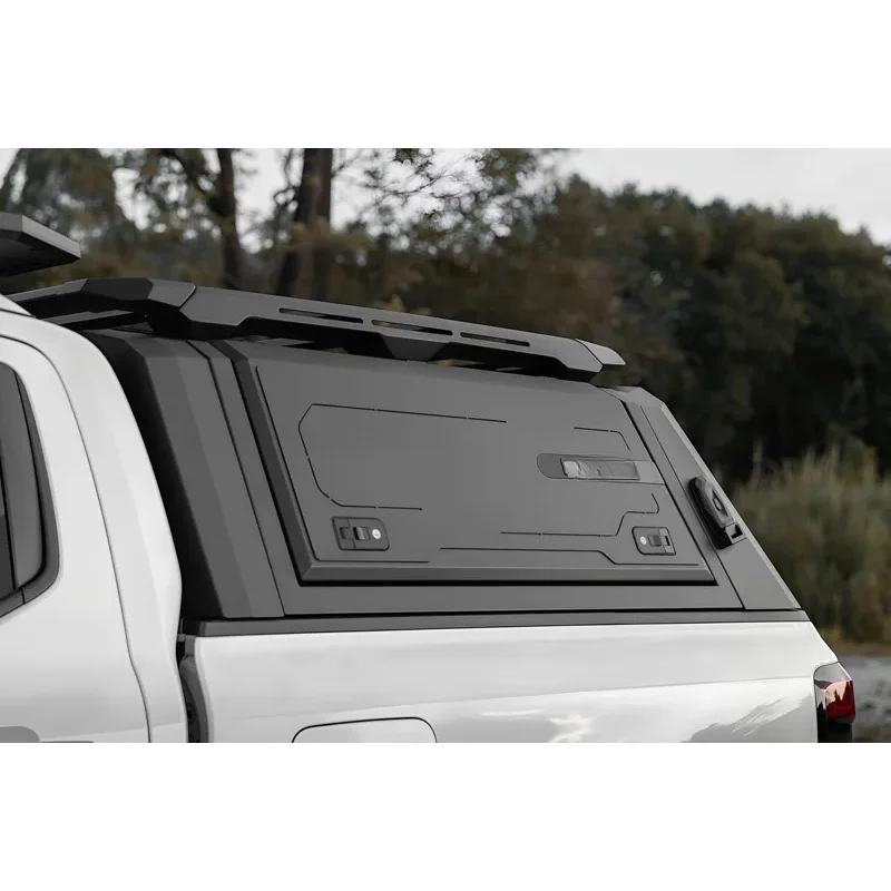 Half Height Truck Canopy High Quality Waterproof Hardtop Bed Cap Pickup 4
