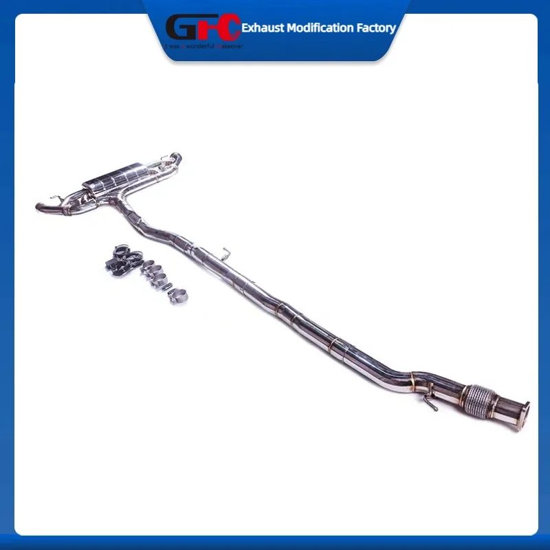 Catback Valvetronic Exhaust Pipe for Benz CLA250 C117 2020-2025 High-Performance Stainless Steel Valve Exhaust Muffler System 4