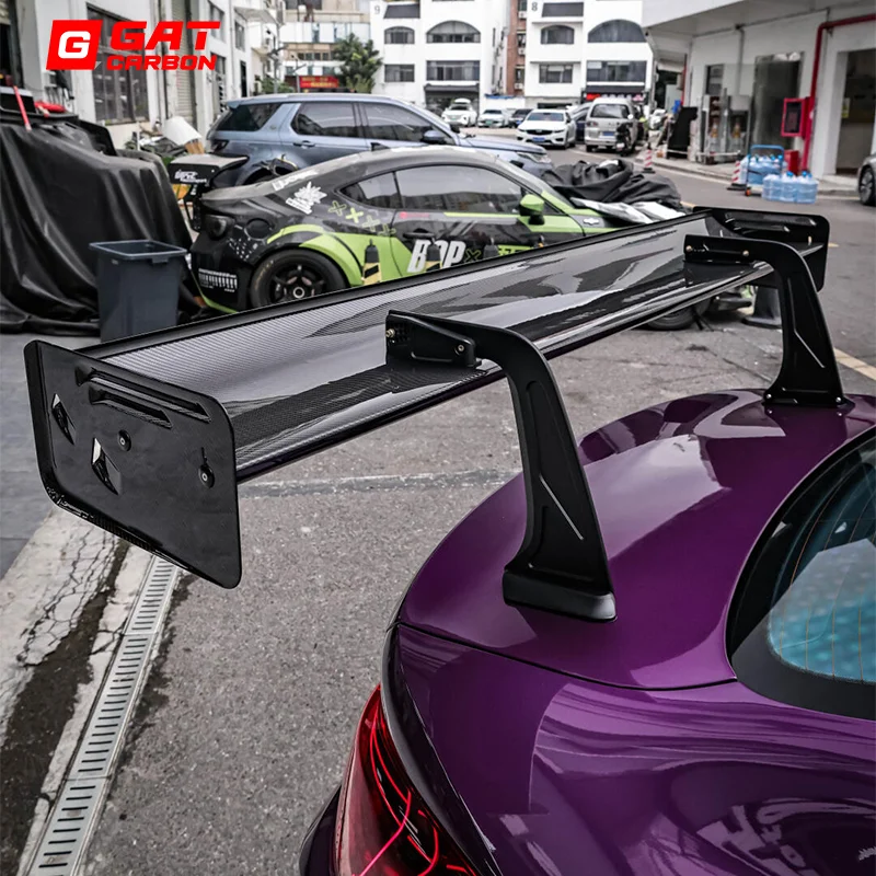 For BMW M2 M3 M4 G87 G80 G82 V1 Style Rear Spoiler Dry Carbon Fiber Fixed Wing Spoiler Car Modification Spoiler 4