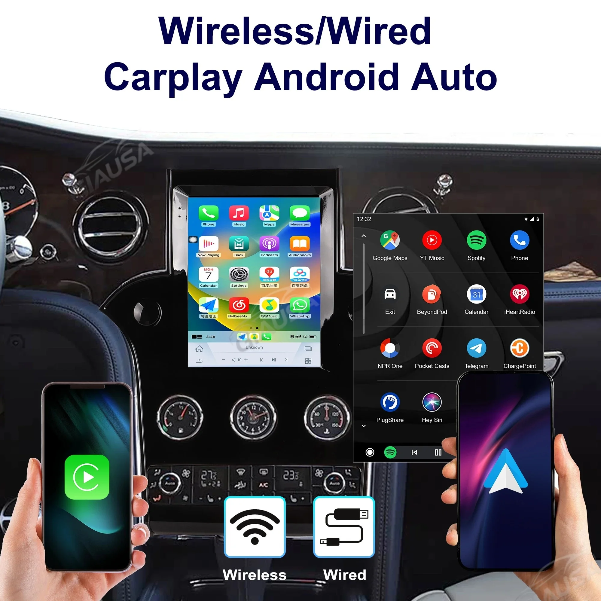 For Bentley Mulsanne 2011 - 2019 Screen Android Car Radio 2 Din Stereo Receiver Autoradio Multimedia Player Gps Navigation 4