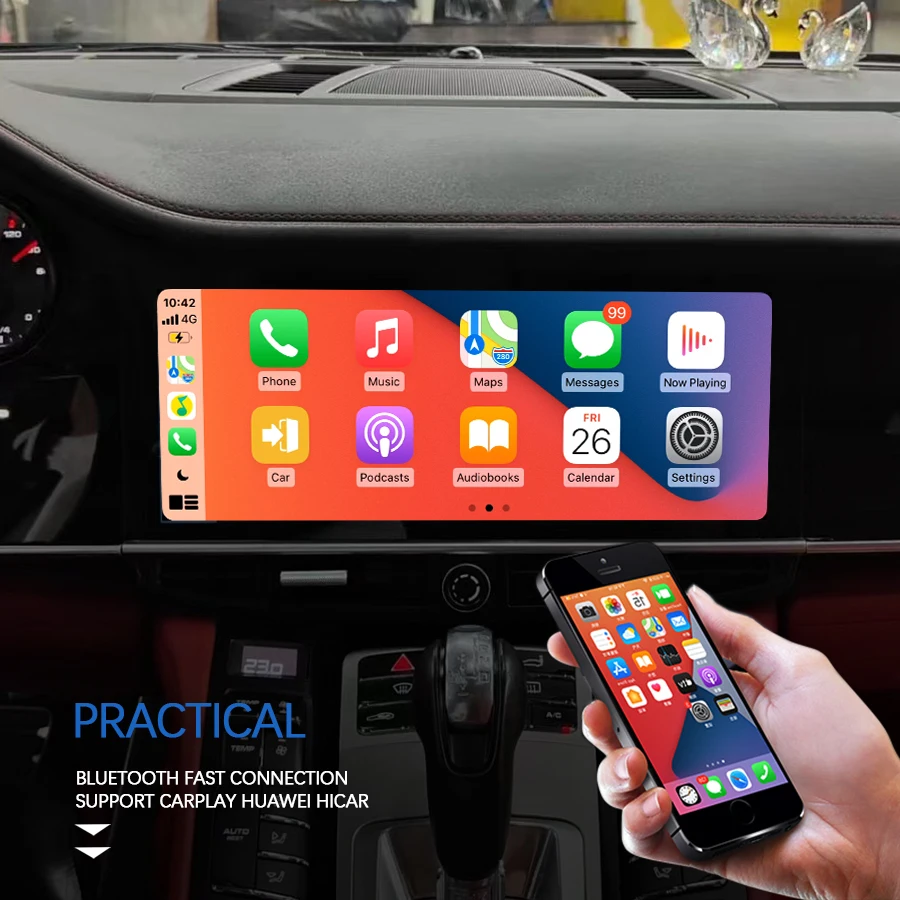 NAVIRIDER For Porsche Panamera 2010-2016 Android Car Radio New Upgrade 12.3 Inch Touch Screen GPS Navigation Carplay Headunit 4G 4