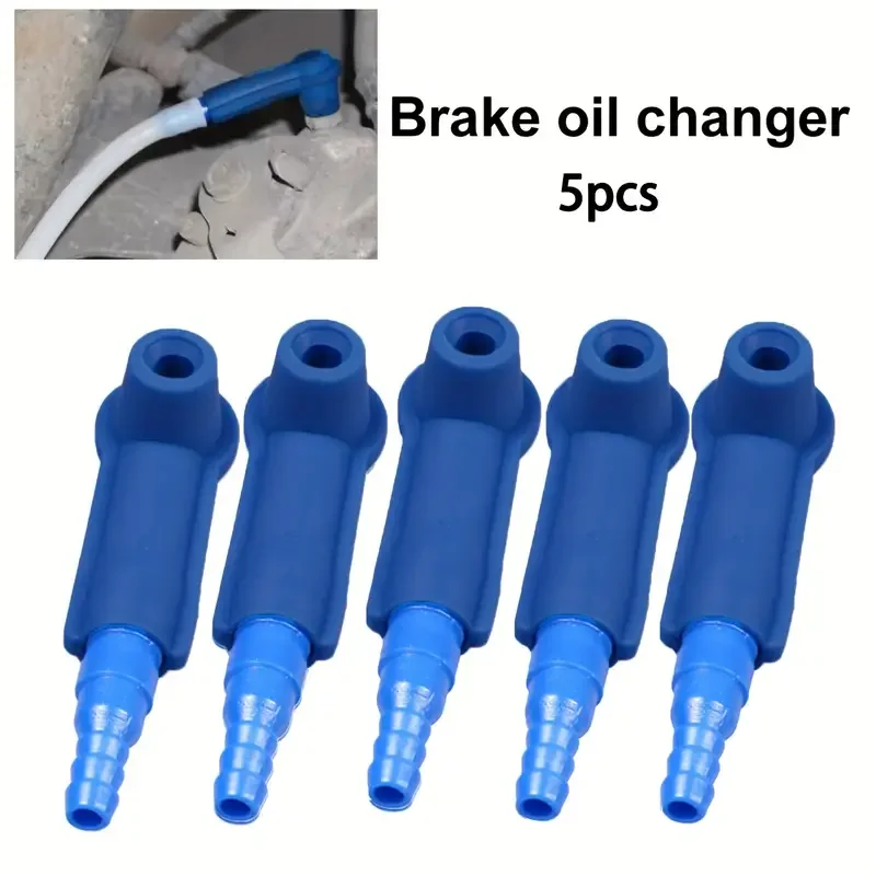 5 Pieces Brake Fluid Change Tool, Car Brake Fluid Change Tool, Pump Oil Bleed Replacement Air Kitswap Tool Connector 1
