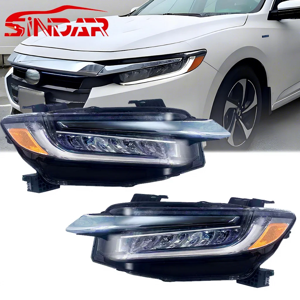 SINDAR Auto LED Headlight Assembly for Honda Insight 2019-2023, OEM Style 33100TXMA01 Car Light Accessories Part for Insight 3rd 1