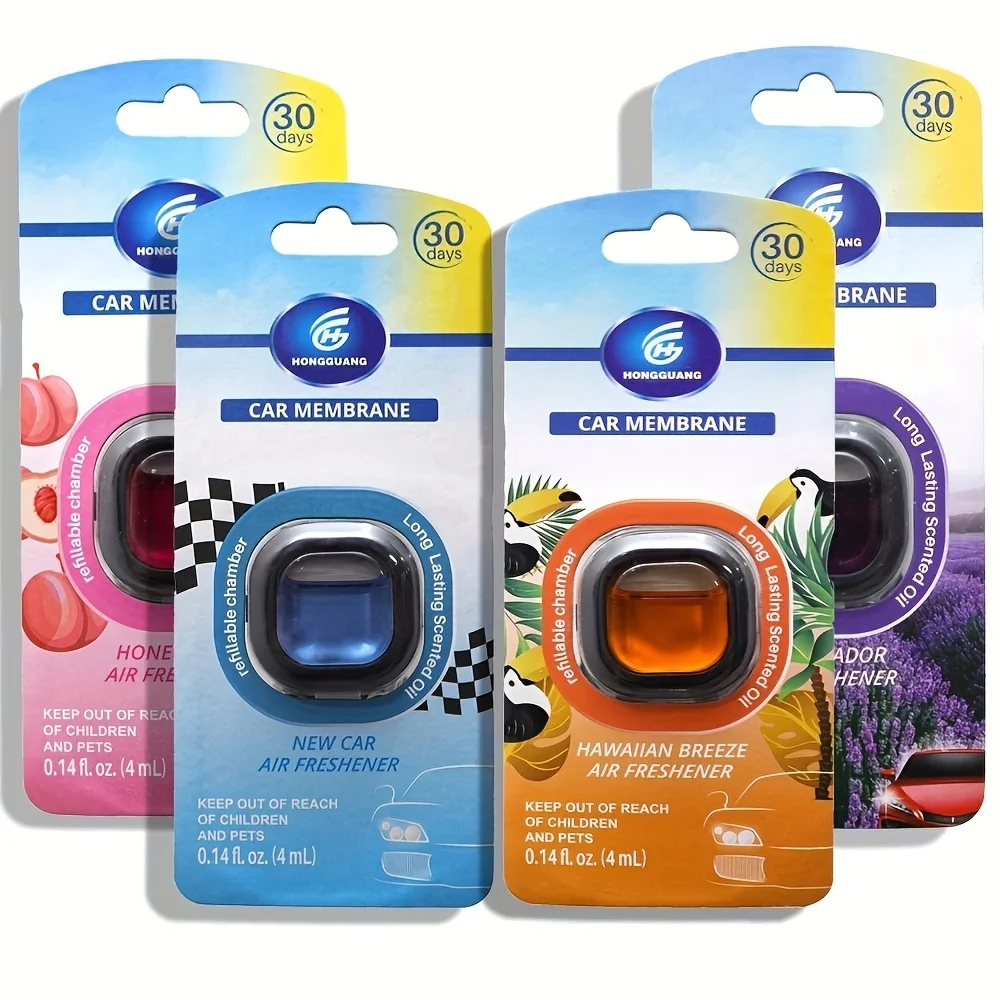 30-Day Long-Lasting Car Air Freshener Vent Clip - Essential Oil Scented Odor Eliminator, 0.14 oz Each, Non-Toxic Fragrance Sourc 5