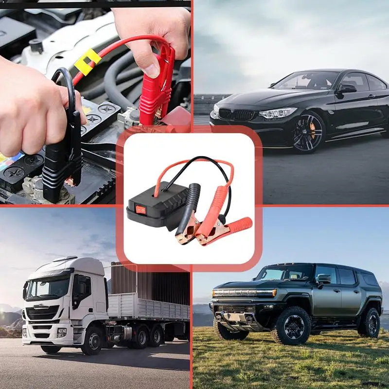 Portable Car Battery Jump Starter Jump Box Lithium Battery Converter - Compact Power Pack for Emergency Vehicle Starting 5