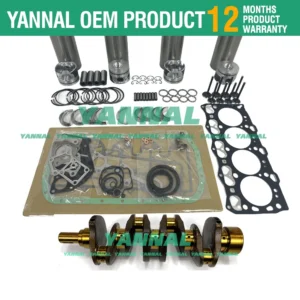 4LE2 4LE2-XYBB01 Overhaul Rebuild Kit Crankshaft For Isuzu Engine Repair Parts 1