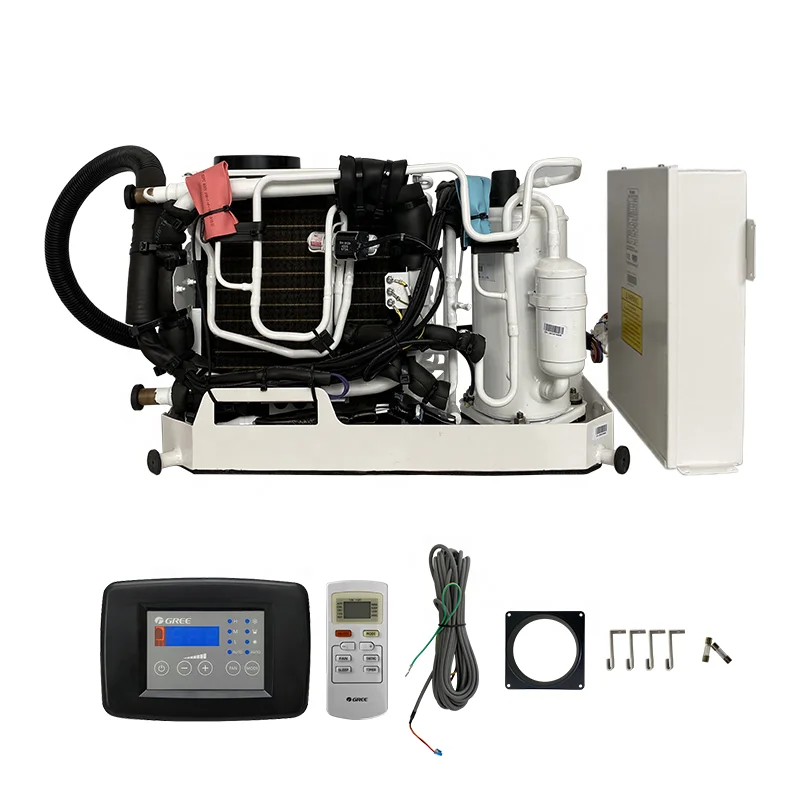 9000BTU Self-Contained AC Marine Air Conditioner Heating Cooling System For Boats 1