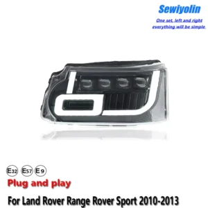 Car Parts LED Headlight Light For Land Rover Range Rover Sport 2010-2013 Front Headlamp DRL Turn Signal Lamp Plug And Play 1
